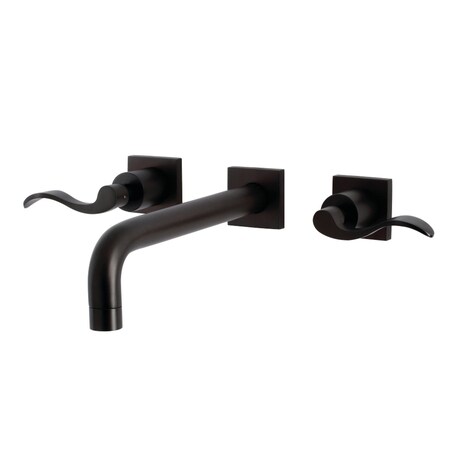 Kingston Brass KS6025DFL Wall Mount Tub Faucet, Oil Rubbed Bronze KS6025DFL